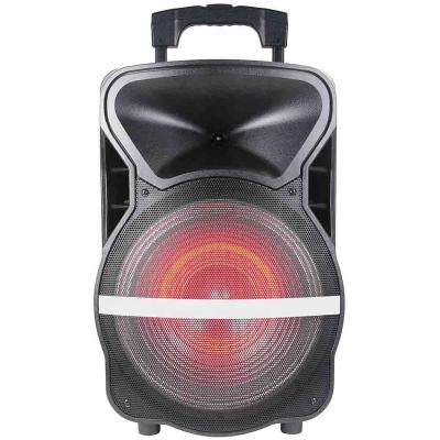 China Portable 15 Inch BT Speaker 500W Speakers 500W Lighting-MIC-Battery-ECHO LED Speaker Lighting-MIC-Battery-ECHO Radio Powered Sound System Karaoke Sets for sale