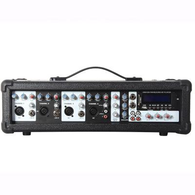 China Music Reverb Echo Stage Effect FM BT TWS Club 4 Channel Powered Karaoke Processor Studio Master Mixer Sound DJ System for sale