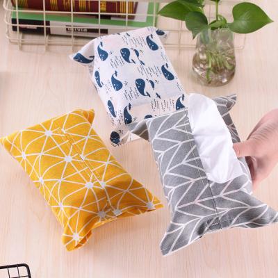 China Southwest Wholesale Cheap Custom Cotton Tissue Box Towel Paper Box Car Toilet Salon Canvas Drawer for sale