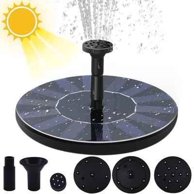 China Southwest Bird Bath Outdoor Garden Decoration Mini Solar Water Fountain Pool Pond Waterfall Floating Fountain Water for sale