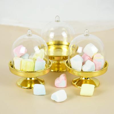 China Disposable Eco-Friendly Clear Mini Candy Dessert Holder Cupcake Tray Wedding Plastic Gift Box Display for Guest Birthday Party Decor Baby Shower for sale