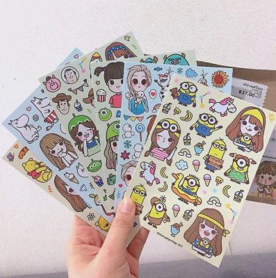 China UV Resistant Custom Design Adhesive Stickers Custom Sheet Kiss Cut Stickers For Planner for sale