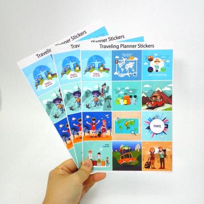 China Waterproof Wholesale Custom Self Adhesive Vinyl Plastic Sticker Sheets for sale