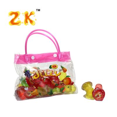 China Normal Fruit Jelly / Mini Assorted Cup Fruit Jelly Candy In Bag for sale