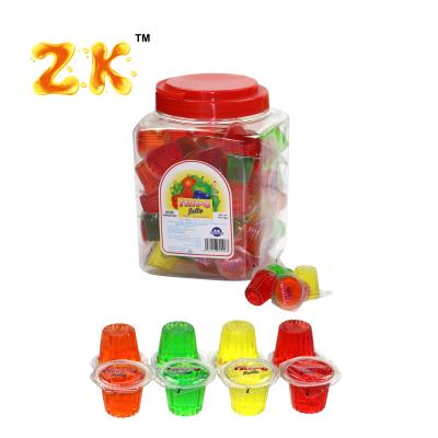 China HIIPO Natural Flavor Fruity Jelly Mini Cup In Jar for sale