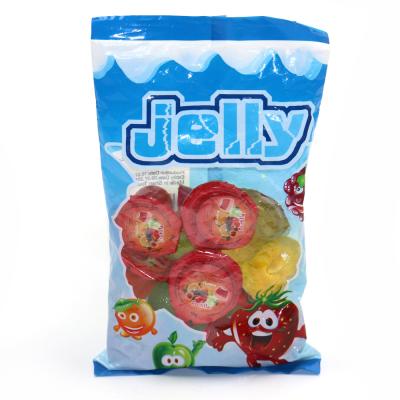 China Mini gelatinas de frutas normal halal jelly in plastic bags for sale