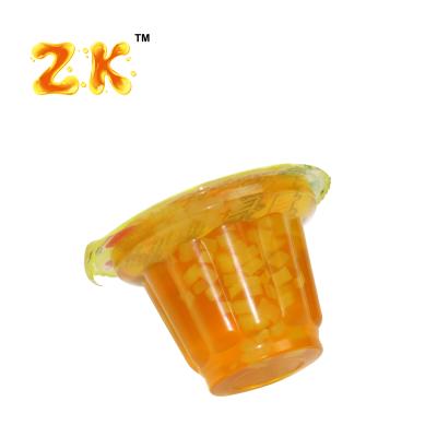 China 90g Natural Fruity Flavor Jelly Cup Drinkable Jelly With Tray for sale