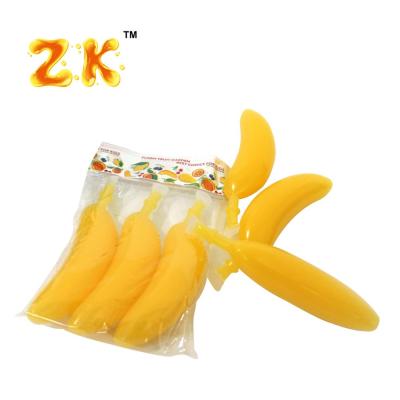 China Natural Banana Shape Fruit Juice Jelly Drink for sale