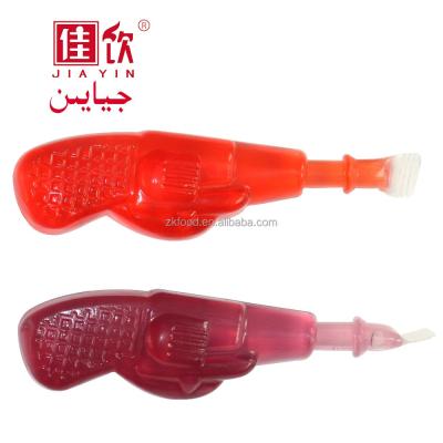 China Mini Gun Shape Natural Fruit Juice Jelly / Toy Jelly for sale