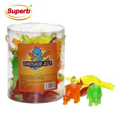 China Natural Sugar Free Products Jelly Ball Toy Dinosaur Fruit Jelly for sale