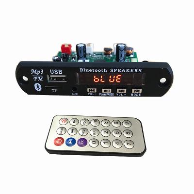 China JK6838BT Board Car Bluetooth 5.0 FM USB MP3 Audio Module Decoder With 10W X 2channels Amplifier for sale