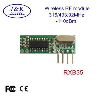 China Remote control car door switch (RKE); Remote control door opener; RXB35 ASK Receiver 315 433mhz Wireless RF Module for sale