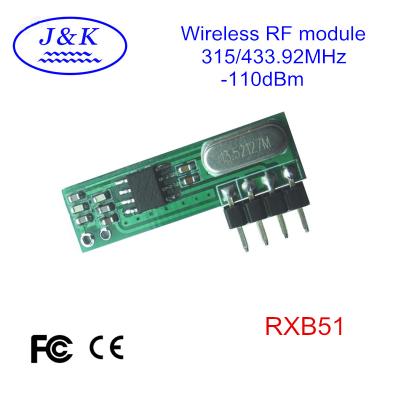 China Remote control car door switch (RKE); Remote control door opener; RXB51 Wireless 315MHz 433 MHz ASK RF Receiver for sale