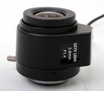 China 2.8MM Manual Focus DC Aperture F1.4 Lens for sale