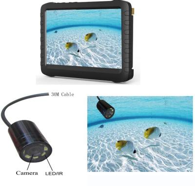 China 30M Cable Night Vision Mini Underwater Fish Finder Camera And 5inch DVR for sale