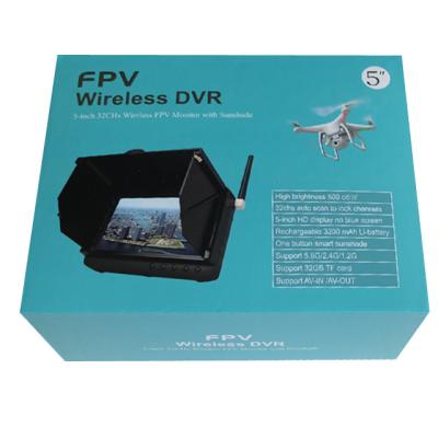 China 5.8GHz 32CHS 5inch Wireless Mini Monitor DVR With Sun Shield for sale