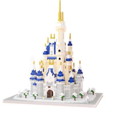 China DIY Snow Castle 3D Model Architecture Building Blocks 4775PCS Plastic Kids Adult Assembly Mini Building Blocks Gift for sale