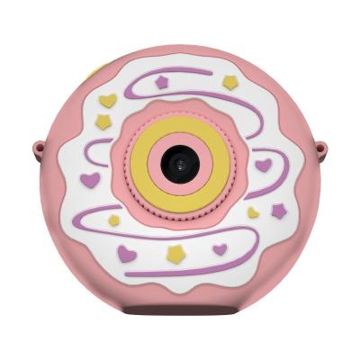 China Function Kids Camera Recording Toy Digital Adorable Donut Kids Video Camera Kids Birthday Gifts for sale