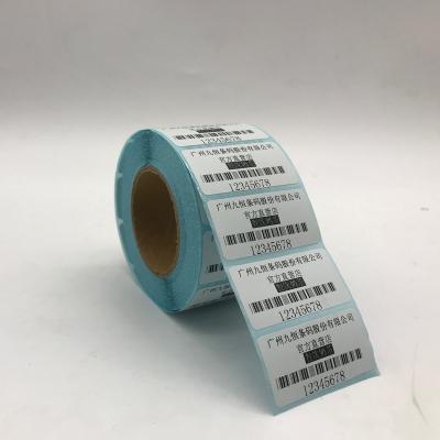 China Barcode Packaging Jiuheng Logistics Packing Slip Adhesive Paper Labels for sale