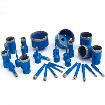 China M14 Drill Holes Welded Diamond Core Drill Bit Dry Drill Bits For Ceramic And Tiles for sale