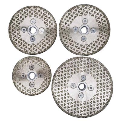 China . High Speed ​​Straight Edge 5inch/125mm Pyramid Clad Diamond Marble Saw Cutter Blade Vanity Disc For Cutting Cutting Marble Disc for sale