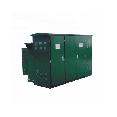 China 2021 Electric Power Transmission Plant Supplies Prefabricated Substation Enclosure Electricity Equipment Distribution Box for sale