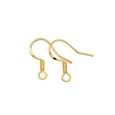 China High Quallity Fashion Jewelry Findings Real 925 Sterling Silver Earring Hook Pure Ear Hook for sale