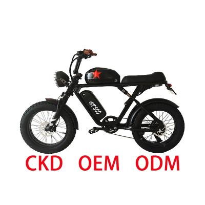 China CKD/OEM/ODM Steel exclusively develops and designs new 20 inch fat tire electric bicycle citybike electric off-road motorcycle for sale