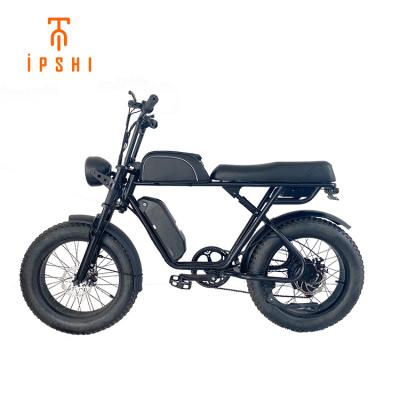 China Wholesale Electric Bicycles Two Wheel Fat Tire Steel Electric Bikes MTB Motorcycle DIY Off Road with Pedals for Adult Old ebike for sale