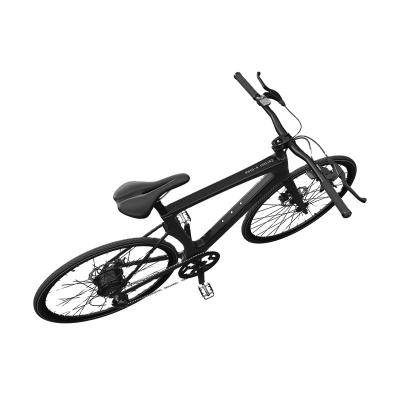 China Carbon fiber 26inch 36V250W bafang motor no throttle APP display electric carbon fiber city off road mountain bicycle e bike for sale