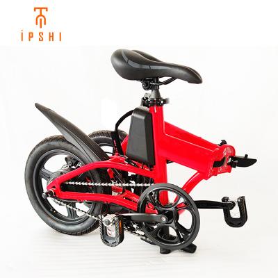 China 14 inch aluminum alloy folding frame folding student electric city children's bicycle MTB electric bike ebike for sale