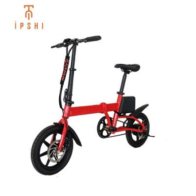 China Mauntain Electric Folding Bike Aluminum Alloy Lithium Battery City Electric Bike with Pedal Assist Mini Electric Scooter Mountain E-Bike Car Mate for sale