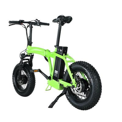 China Aluminum alloy OEM 7speed folding moped electric fat tire mountain bike city bike ebike 1000w 500w 20inch/16inch for sale