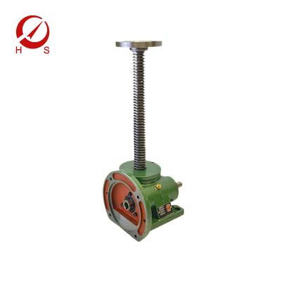 China Factory Supply 50kN SWL Series Worm Gear Screw Jack Screw Lifts Gear Reducer 5 Ton With Flange for sale