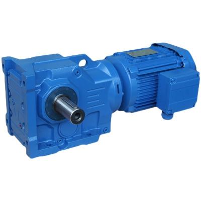 China Hotels K37 47 57 67 Series Gear Motor Helical Bevel Gearbox with 1.5KW 3kw 4kw 5.5kw 7.5kw 11kw 15kw for sale