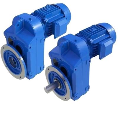 China Hotels F37 47 series-parallel shaft motor yeduc helical geared reducer for china supplier reductores de velocidad d'agitator for sale