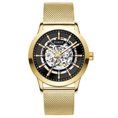 China Mechanical Power Reserve 2020 New Fashion Style OEM Watches Men Wrist With Skeleton Case Design for sale