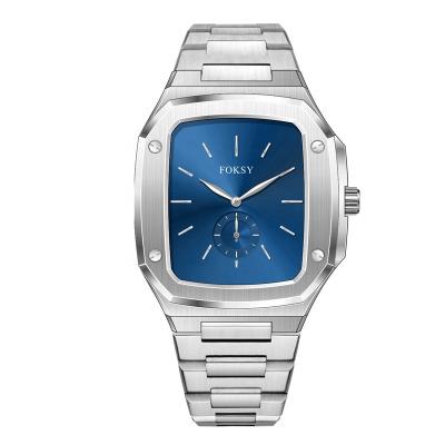 China Auto Date OEM Accept Brand Logo Quartz Minimalist Men Watch Custom Made With 316L Stainless Steel Strap for sale