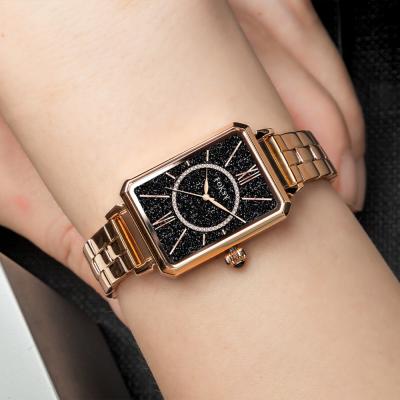 China Chronograph OEM Accept Hot Small Square Case Custom Logo New Fashion Watches For Women for sale