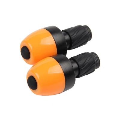 China Waterproof 2021 Hot Selling Waterproof Bicycle Light Ring Bike Handlebar Grips Smart Structure Rubber Grip Light for sale