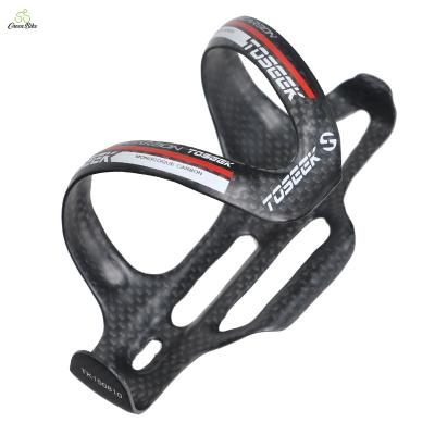 China Recycling Full Road Carbon Fiber Water Bottle Cage Water Bottle Holder Cage Durable Durable Outdoor Bike Bottle Cage for sale