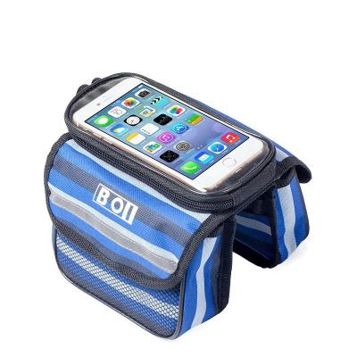 China Unique Printed Touch Screen Mobile Phone Bicycle Bag Bicycle Bag Unique Printed Waterproof Bag for sale