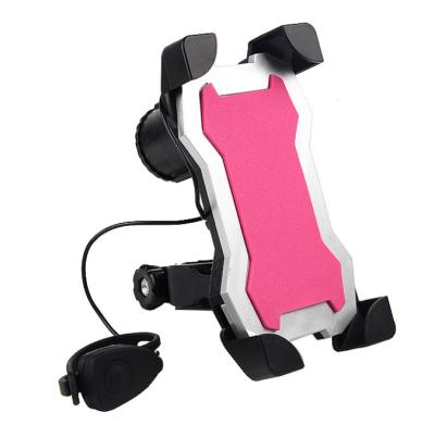 China New Design Adjustable Electric Mountain Bike Horn With 360 Rotation Bicycle Phone Holder for sale