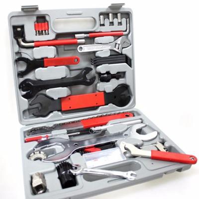 China Durable Bike Maintenance Road Tool Box Repair Bike Multi Tool Kit With Storage Case Bicycle Tool Kit for sale