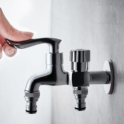 China Thermostatic Faucets Wall Mounted Single Washing Machine Faucet Stainless Steel Cold Faucet for sale