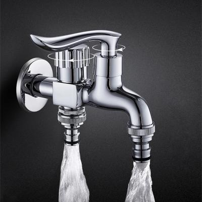 China High Quality Durable Thermostatic Faucets Usingbathroom Faucets Double Switch One In Two Out Water Tapt for sale