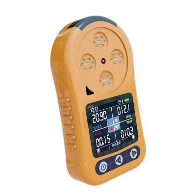 Κίνα portable 4in1 gas detector with alarm portable multi gas detector LEL h2s co o2 with LCD προς πώληση