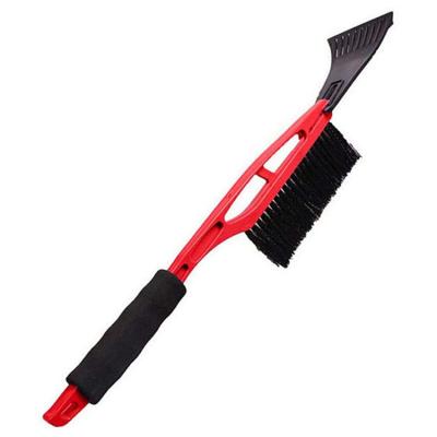 China Foldable Brush and Ice Scraper Snow Removal Tools Sweep Durable Plastic Snow Brush with Ice Scraper for Cars for sale