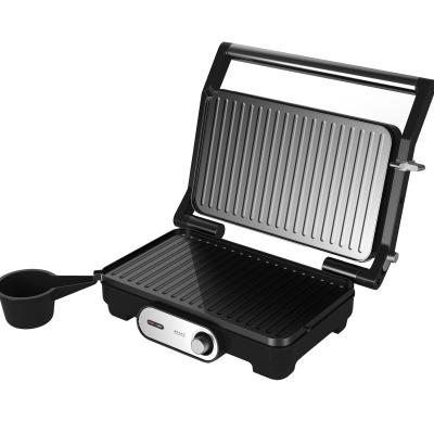 China Non-Stick Outdoor Removable Large Oil Collector Multi-Function Electric Panini Grill With Thermostat Kitchen Appliances Stainless Steel for sale