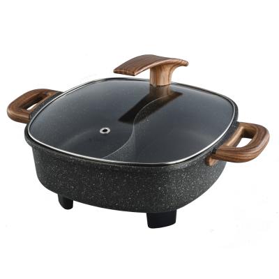 China Nonstick Coating Die Casting Aluminum Electric Frying Pan for sale